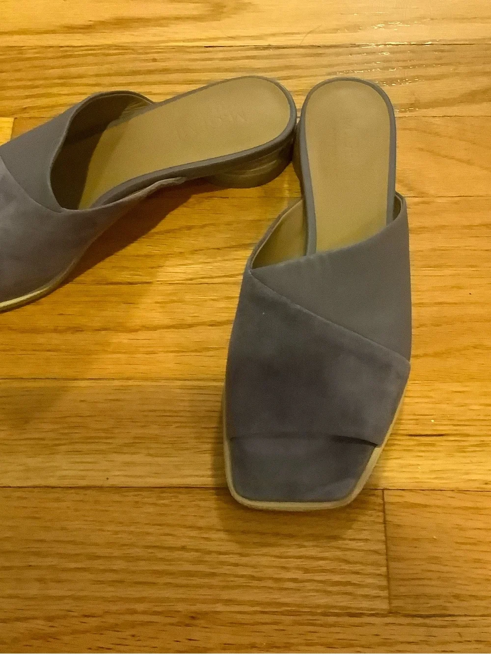 M. Gemi Women's suede and leather Sandals in lavender - size EU37 ( U.S. 6.5-7)